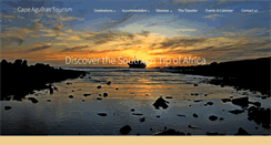 Desktop Screenshot of discovercapeagulhas.co.za